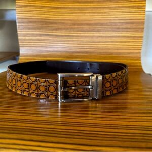 salvatore ferragamo men’s leather belt